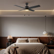Load image into Gallery viewer, APEX 52 inch 4 - Blade Ceiling Fan with LED Light &amp; Pull Chain - LEDMyPlace