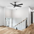 Load image into Gallery viewer, APEX 52 inch 5 - Blade No Light Ceiling Fan with Pull Chain - LEDMyPlace