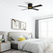 Load image into Gallery viewer, Arlo 52'' Best Smart Ceiling Fan with wall control, Light Kit Included, Works with Google Assistant and Amazon Alexa,Siri Shortcut - LEDMyPlace