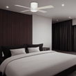 Load image into Gallery viewer, Arlo 52'' Best Smart Ceiling Fan with wall control, Light Kit Included, Works with Google Assistant and Amazon Alexa,Siri Shortcut - LEDMyPlace