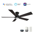 Load image into Gallery viewer, ASCENDER 48 inch 5 - Blade Flush Mount Smart Ceiling Fan with LED Light &amp; Remote - LEDMyPlace