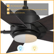 Load image into Gallery viewer, ASCENDER 48 inch 5 - Blade Smart Ceiling Fan with LED Light &amp; Remote - LEDMyPlace