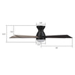 Load image into Gallery viewer, ASCENDER 52 inch 5 - Blade Flush Mount Smart Ceiling Fan with LED Light &amp; Remote - LEDMyPlace