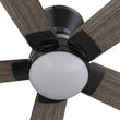 Load image into Gallery viewer, ASCENDER 52 inch 5 - Blade Flush Mount Smart Ceiling Fan with LED Light &amp; Remote - LEDMyPlace