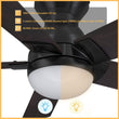 Load image into Gallery viewer, ASCENDER 52 inch 5 - Blade Flush Mount Smart Ceiling Fan with LED Light &amp; Remote - LEDMyPlace