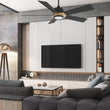 Load image into Gallery viewer, ASCENDER 52 inch 5 - Blade Smart Ceiling Fan with LED Light &amp; Remote - LEDMyPlace