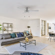 Load image into Gallery viewer, ASCOTT 52 inch 3 - Blade Flush Mount Ceiling Fan with LED Light &amp; Pull Chain - LEDMyPlace
