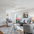 Load image into Gallery viewer, ASCOTT 52 inch 3 - Blade Flush Mount Ceiling Fan with LED Light &amp; Pull Chain - LEDMyPlace