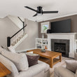 Load image into Gallery viewer, ASCOTT 52 inch 3 - Blade Flush Mount Ceiling Fan with LED Light &amp; Pull Chain - LEDMyPlace