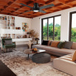Load image into Gallery viewer, ASCOTT 52 inch 4 - Blade Flush Mount Ceiling Fan with LED Light &amp; Pull Chain - LEDMyPlace