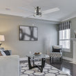 Load image into Gallery viewer, ASCOTT 52 inch 4 - Blade Flush Mount Ceiling Fan with LED Light &amp; Pull Chain - LEDMyPlace