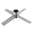 Load image into Gallery viewer, ASCOTT 52 inch 4 - Blade Flush Mount Ceiling Fan with LED Light &amp; Pull Chain - LEDMyPlace