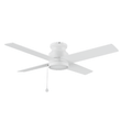 Load image into Gallery viewer, ASCOTT 52 inch 4 - Blade Flush Mount No Light Ceiling Fan with Pull Chain - LEDMyPlace