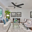 Load image into Gallery viewer, ASCOTT 52 inch 5 - Blade Ceiling Fan with LED Light &amp; Pull Chain - LEDMyPlace
