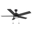 Load image into Gallery viewer, ASCOTT 52 inch 5 - Blade Ceiling Fan with LED Light &amp; Pull Chain - LEDMyPlace