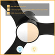 Load image into Gallery viewer, AURORA 52 inch 3 - Blade Flush Mount Smart Ceiling Fan with LED Light &amp; Remote - LEDMyPlace