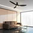 Load image into Gallery viewer, AURORA 52 inch 3 - Blade Flush Mount Smart Ceiling Fan with LED Light &amp; Remote - LEDMyPlace