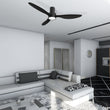 Load image into Gallery viewer, AURORA 52 inch 3 - Blade Flush Mount Smart Ceiling Fan with LED Light &amp; Remote - LEDMyPlace