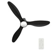 Load image into Gallery viewer, AURORA 52 inch 3 - Blade Flush Mount Smart Ceiling Fan with LED Light &amp; Remote - LEDMyPlace