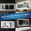 Load image into Gallery viewer, Backlit/Frontlit, Vanity Mirror with Lights, Touch Switch, Anti - Fog, Adjustable 3 - Color Temperature &amp; Remembrance, CRI 90+, LED Mirror for Bathroom, Accord Style - LEDMyPlace