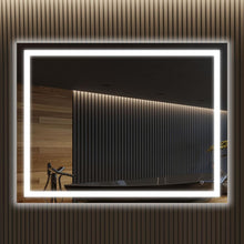 Load image into Gallery viewer, Backlit/Frontlit, Vanity Mirror with Lights, Touch Switch, Anti - Fog, Adjustable 3 - Color Temperature &amp; Remembrance, CRI 90+, LED Mirror for Bathroom, Accord Style - LEDMyPlace