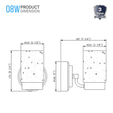 Load image into Gallery viewer, Bathroom Light Fixtures, 4000K, Dimmable, Brushed Nickel Finish, Wall Mount, Damp Location, Vanity Lighting - LEDMyPlace