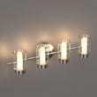 Load image into Gallery viewer, Bathroom Light Fixtures, 4000K, Dimmable, Brushed Nickel Finish, Wall Mount, Damp Location, Vanity Lighting - LEDMyPlace