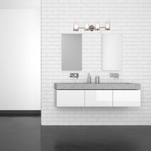 Load image into Gallery viewer, Bathroom Light Fixtures, 4000K, Dimmable, Brushed Nickel Finish, Wall Mount, Damp Location, Vanity Lighting - LEDMyPlace