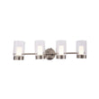 Load image into Gallery viewer, Bathroom Light Fixtures, 4000K, Dimmable, Brushed Nickel Finish, Wall Mount, Damp Location, Vanity Lighting - LEDMyPlace