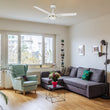 Load image into Gallery viewer, BEDFORD 52 inch 3 - Blade Smart Ceiling Fan with LED Light &amp; Remote - LEDMyPlace