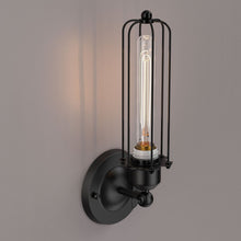 Load image into Gallery viewer, Birdcage Shape Bathroom Light Fixtures, Matte Black Finish, 1 - Light/2 - Light, E26 Base, UL Listed, For Dry Locations, Wall Mount, Bathroom Vanity Lighting - LEDMyPlace