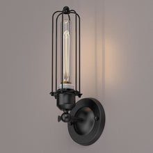 Load image into Gallery viewer, Birdcage Shape Bathroom Light Fixtures, Matte Black Finish, 1 - Light/2 - Light, E26 Base, UL Listed, For Dry Locations, Wall Mount, Bathroom Vanity Lighting - LEDMyPlace