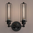 Load image into Gallery viewer, Birdcage Shape Bathroom Light Fixtures, Matte Black Finish, 1 - Light/2 - Light, E26 Base, UL Listed, For Dry Locations, Wall Mount, Bathroom Vanity Lighting - LEDMyPlace