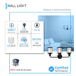 Load image into Gallery viewer, Birdcage Shape Bathroom Light Fixtures, Wall Mount, Matte Black with Clear Glass Shade, 1 - Light/2 - Light/3 - Light, E26 Base, For Damp Locations, Vanity Lighting - LEDMyPlace
