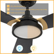 Load image into Gallery viewer, BRISA 52 inch 3 - Blade Smart Ceiling Fan with LED Light &amp; Remote - LEDMyPlace