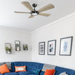 Load image into Gallery viewer, BRISA 52 inch 5 - Blade Smart Ceiling Fan with LED Light &amp; Remote - LEDMyPlace
