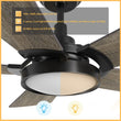 Load image into Gallery viewer, BRISA 52 inch 5 - Blade Smart Ceiling Fan with LED Light &amp; Remote - LEDMyPlace