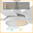 Load image into Gallery viewer, BRISA 52 inch 5 - Blade Smart Ceiling Fan with LED Light &amp; Remote - LEDMyPlace