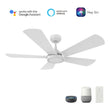 Load image into Gallery viewer, BRISA 52 inch 5 - Blade Smart Ceiling Fan with LED Light &amp; Remote - LEDMyPlace