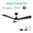 Load image into Gallery viewer, BRISA 56 inch 3 - Blade Smart Ceiling Fan with LED Light &amp; Remote - LEDMyPlace