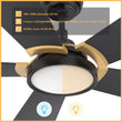 Load image into Gallery viewer, BRISA 56 inch 5 - Blade Smart Ceiling Fan with LED Light &amp; Remote - LEDMyPlace