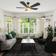 Load image into Gallery viewer, BRISA 56 inch 5 - Blade Smart Ceiling Fan with LED Light &amp; Remote - LEDMyPlace