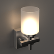 Load image into Gallery viewer, Brushed Nickel Bathroom Light Fixtures with Opal Glass Shades, Wall Mount, 4000K (Cool White), Vanity Lighting, ETL Listed, Cylinder Shape Bath Bar Light - LEDMyPlace