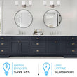 Load image into Gallery viewer, Brushed Nickel Bathroom Light Fixtures with Opal Glass Shades, Wall Mount, 4000K (Cool White), Vanity Lighting, ETL Listed, Cylinder Shape Bath Bar Light - LEDMyPlace