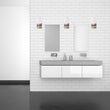 Load image into Gallery viewer, Brushed Nickel Bathroom Light Fixtures with Opal Glass Shades, Wall Mount, 4000K (Cool White), Vanity Lighting, ETL Listed, Cylinder Shape Bath Bar Light - LEDMyPlace