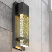 Load image into Gallery viewer, Bubble Glass LED Indoor Outdoor Wall Sconce Light, 12W, Dimmable, 4000K, 600lm, ETL Listed(Wet Location), For Front Door, Doorway, Foyer, Corridor, Balcony, Patio and Porch - LEDMyPlace
