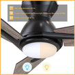 Load image into Gallery viewer, CALEN 48 inch 3 - Blade Flush Mount Smart Ceiling Fan with LED Light &amp; Remote - LEDMyPlace