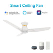 Load image into Gallery viewer, CALEN 48 inch 3 - Blade Flush Mount Smart Ceiling Fan with LED Light &amp; Remote - LEDMyPlace