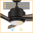 Load image into Gallery viewer, CALEN 52 inch 3 - Blade Smart Ceiling Fan with LED Light &amp; Remote - LEDMyPlace