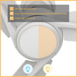 Load image into Gallery viewer, CALEN 56 inch 3 - Blade Smart Ceiling Fan with LED Light &amp; Remote - LEDMyPlace